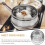 Stainless Steel Steamer Lid Set 2 Pieces 4