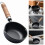 Cast Iron Frying Pan Uncoated Thick Flat Bottom 11x4 cm and 4