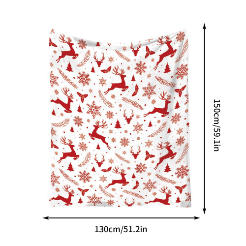 Maxiaoxia flanellen kerstdeken 130x150cm 2