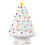 Ceramic Christmas Tree with LED Lights 12 Inches Green 3