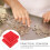 Red Coin Sorter UK Plastic Storage Case 2 pcs 7