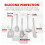 Silicone Kitchen Utensil Set Gray 5-Piece 4