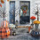 Oppblåsbart Halloween-gresskar med trollmannshatt og LED-lys 5