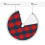 Weihnachtsbaumrock mit Fransen, Spitze, Tartan, 76 cm 5