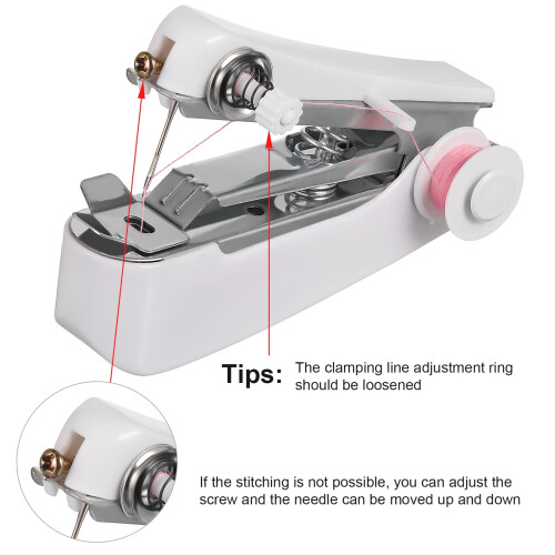 Portable Handheld Sewing Machine Lightweight Sturdy 1