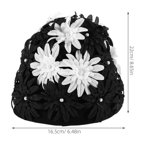Women's Embroidered Swim Cap Multi-Fabric 1 Set 1