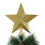 Silver Glitter Mini Star Tree Topper Plastic 1 Piece 4
