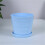 Plastic flower pots for succulents with drainage 2 sizes 2