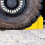 Motorcycle Wheel Chocks Yellow Plastic 2 Pack 4