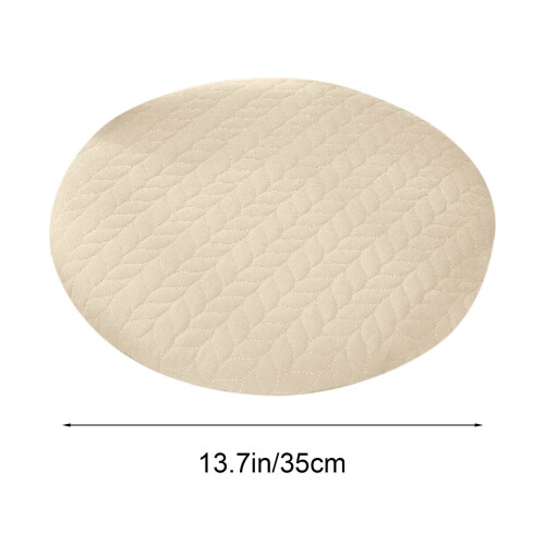 Round Thickened Chair Cushion 14in with Ties 2