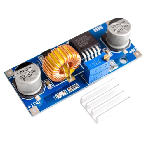 Hoogstroom 5A constante spanning/stroom step-down voedingsmodule LED-aansturing lithiumbatterij laadmodule 2