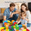 Electric Train Set with 3D Modular Track Cubes 4