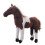 3D plush horse throw pillow 30 cm and 60 cm 4