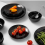 Fine Porcelain Dinnerware Set 12-Piece for 4 People Black 2