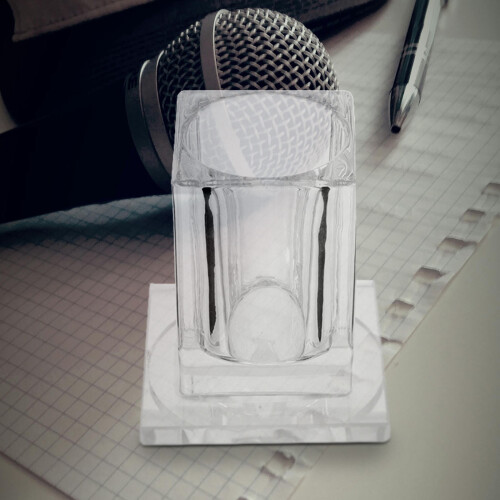 Acrylic desktop microphone stand non-slip base 1 pack 2