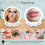 Handheld Magnifying Mirror 10X/1X Folding Travel Makeup 2