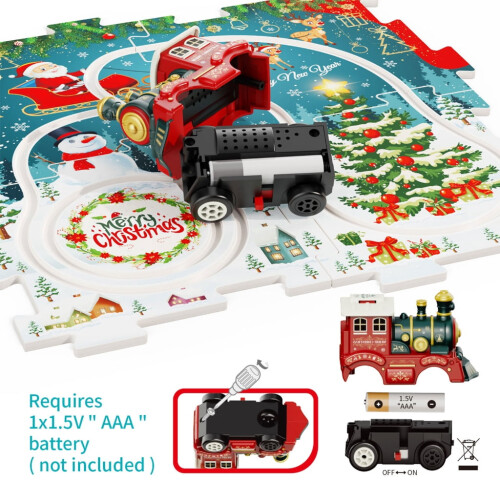Kids Adventure Puzzle Train Track Set for Ages 3+ 2