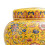Ceramic ginger jar vase with lid 800ml yellow 5