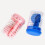 Set di 7 pezzi con cucchiai dosatori e misurini in plastica rosa 4