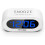 LED digital alarm clock blue outlet-powered compact 4