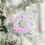 Christmas Pink Gradient Acrylic Pendant 1 Piece 4