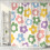 Flower Shower Curtain Pastel Boho 72x72 Inch 2