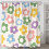 Flower Shower Curtain Pastel Boho 72x72 Inch 3