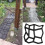 DIY stone brick paver mold for concrete garden paths 3