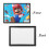 Super Mario wall art cartoon framed 1 piece 3