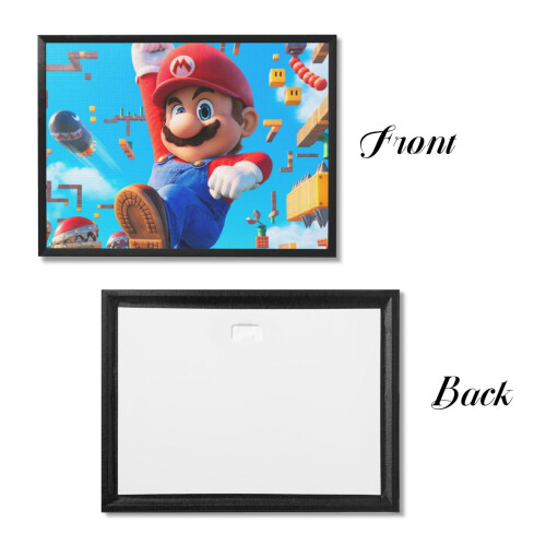 Super Mario wall art cartoon framed 1 piece 2