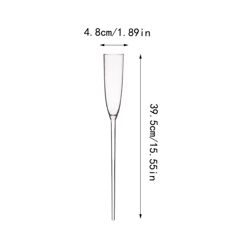 Champagne Flutes Floating 6oz 6 Pack 2