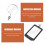 Xing LED inspection mirror telescoping 2 pcs 3