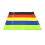 Exercise Latex Resistance Bands Set of 5 5