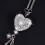 Autohanger met glitters, wit, 1 stuk 6