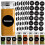 SUNRI chalkboard spice labels round 180 pcs 5