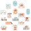 Kids Bedroom Set White Fridge Magnets 16 Pcs 2