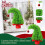 Green Artificial Christmas Tree Desktop Decor with Cloth 2