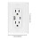 Prise GFCI 20 A avec ports USB A et C, blanche 3