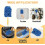 Recharges pour plumeau électrostatique en microfibre lavable à 360 6