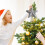 Christmas tree hanging ball ornaments black irregular 6 pcs 4