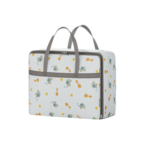 Sac de rangement pour vêtements, poignées robustes, double fermeture éclair 1