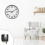 Kit de remplacement pour mécanisme à quartz d'horloge murale 8