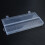 Caja de herramientas rectangular transparente de 14 pulgadas 6