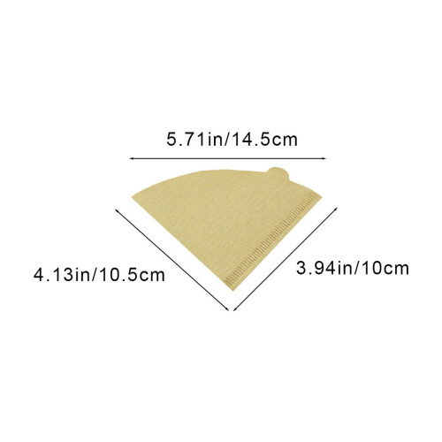 Oblekt brunt filterpapper naturfiber stora ark 2