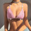 Bralette triangular sin costuras de encaje floral para mujer 7