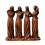 Escultura das Três Irmãs em resina pintada à mão, 30 cm (12 polegadas) 2