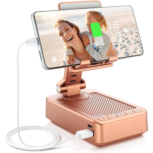 Suporte para celular Rose com rotação de 360 e som surround. 1