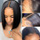 Peruca Bob de Renda HD de 12 polegadas, Cabelo Humano Liso, Frontal 13x4 2
