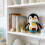 Pinguin-Plüschtier mit Schal, 23 cm, blau 4