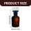 Braunglasflasche mit Verschluss, 100 ml 5